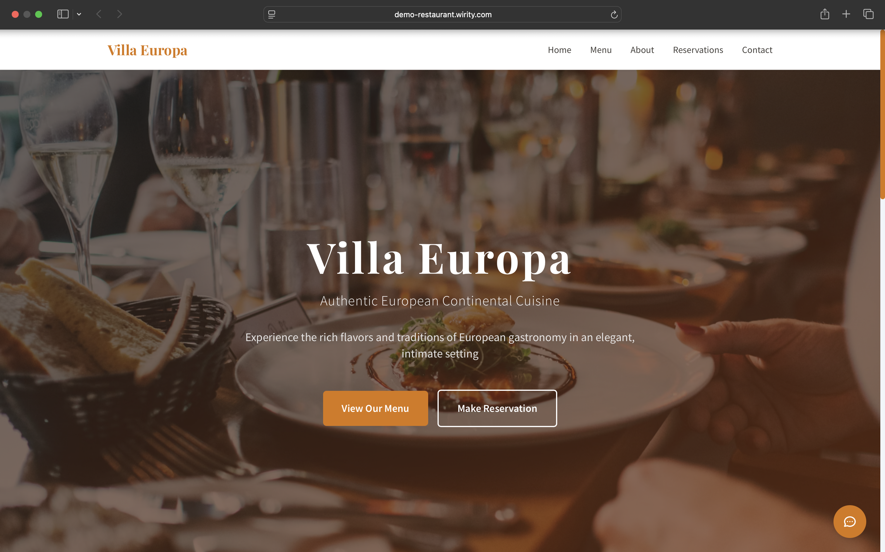 Restaurant Website